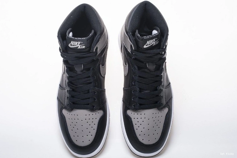 Air  Retro Jordan Black Gray Shadow High 1 555088-013 OG 0211